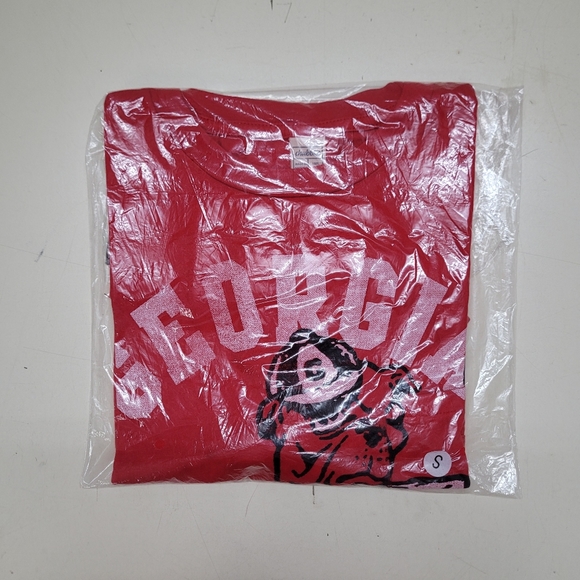 New Old Stock Chubbies University of Georgia Bulldogs Pocket Tee Shirt Sz Small - Picture 4 of 4
